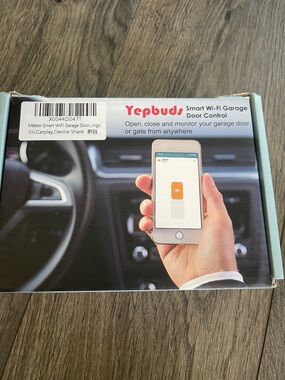 Smart Wi‑Fi Garage Door Controller – White